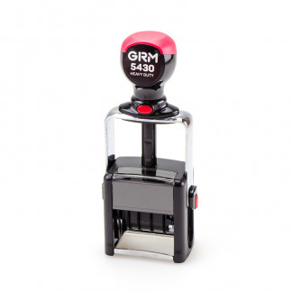 GRM 5430 Heavy Duty металлический датер с полем для текста 42х26 мм